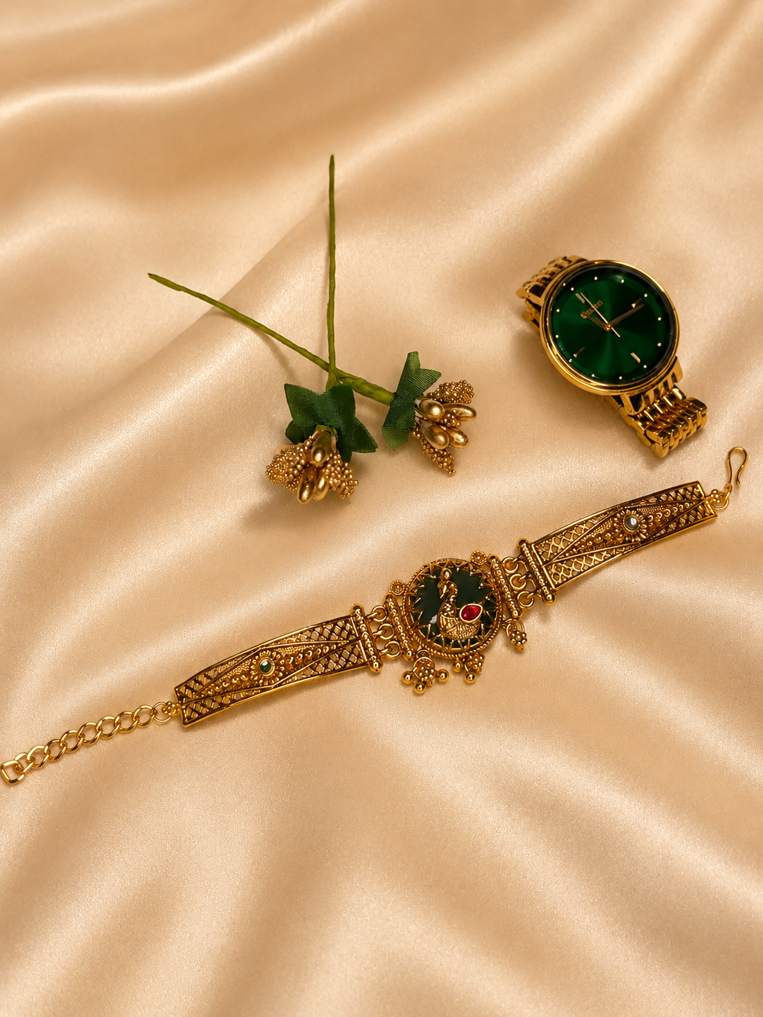 Antique Peacock Heritage Bracelet