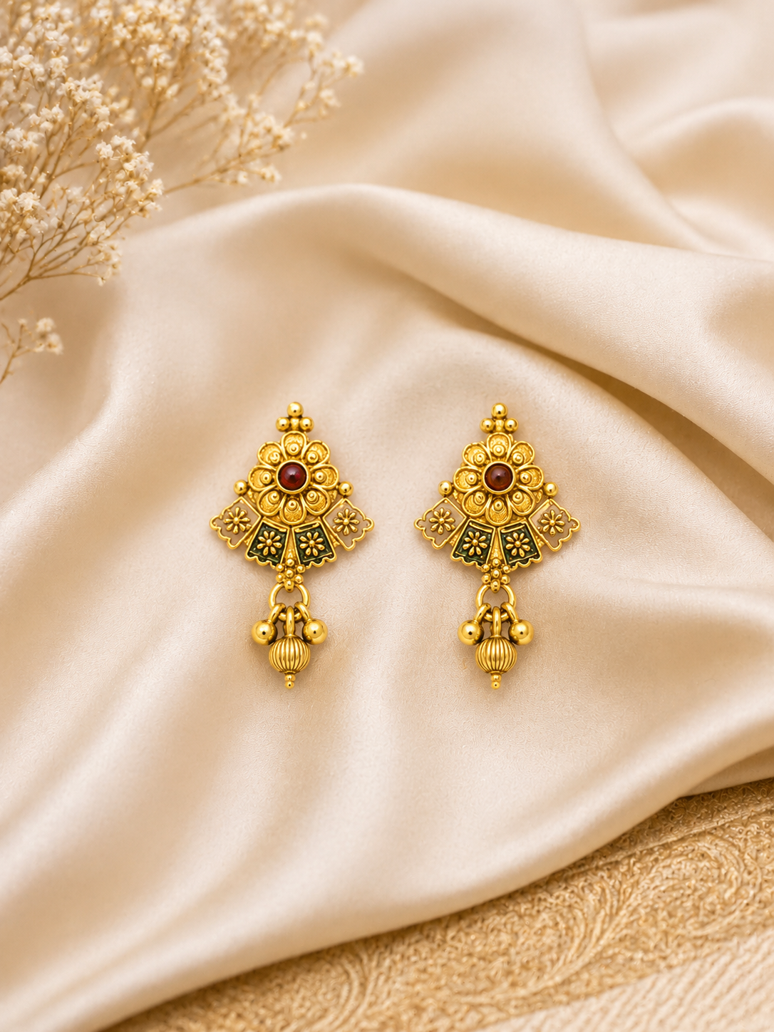 Floral Drop Earrings for Women