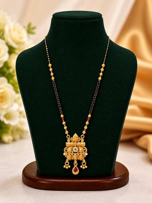Regal Ruby Heritage Mangalsutra