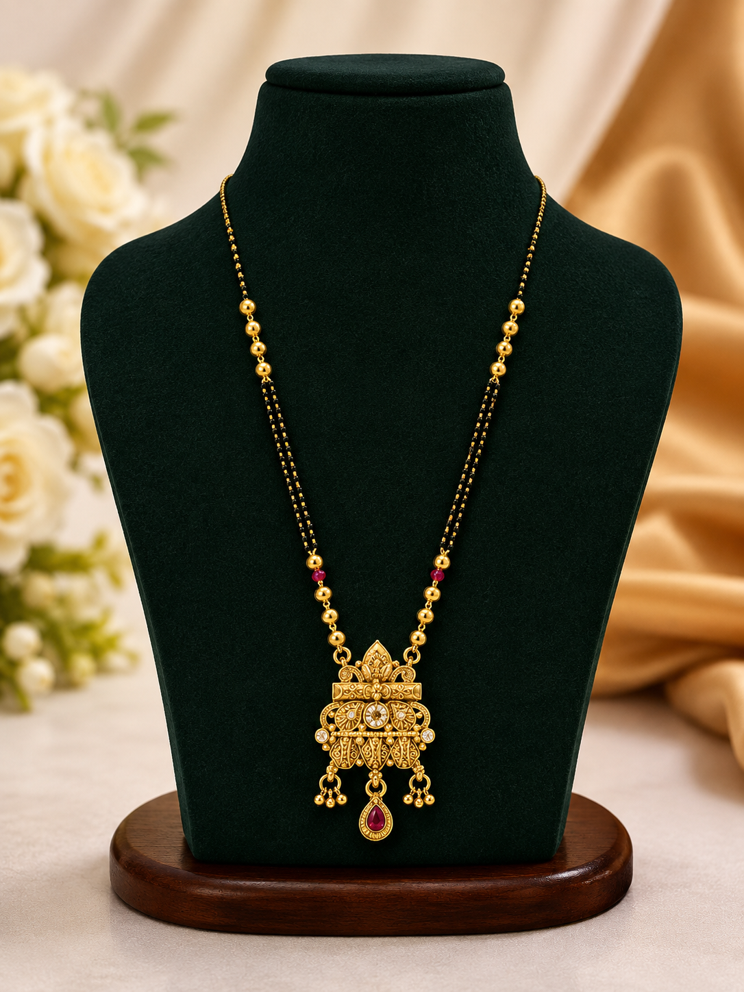 Regal Ruby Heritage Mangalsutra